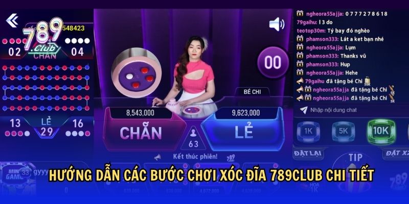 Đăng nhập vào cổng game 789club để chơi Xóc Đĩa