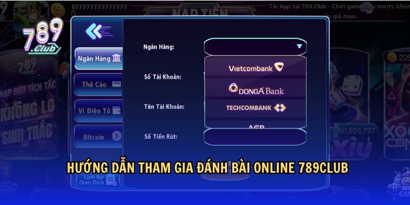 Hướng dẫn tham gia đánh bài online tại 789club