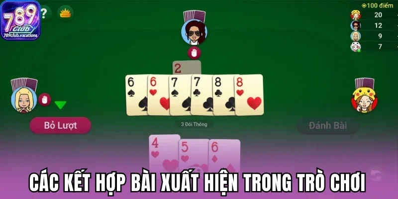 Các kết hợp bài xuất hiện trong trò chơi
