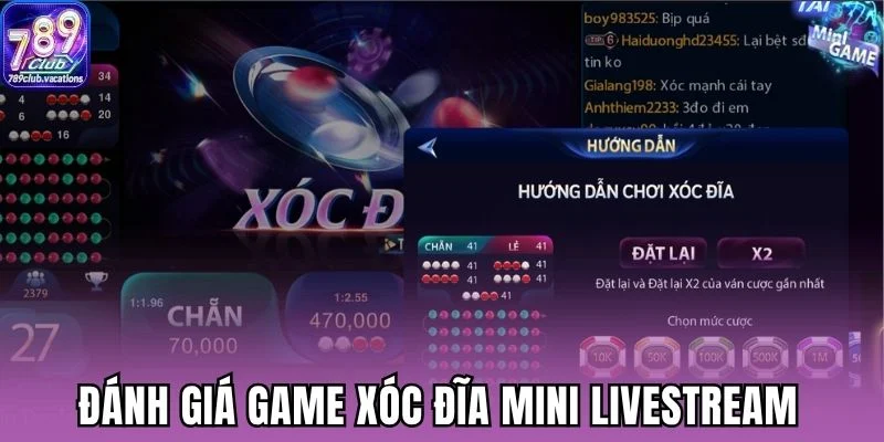 Đánh giá game xóc đĩa mini livestream