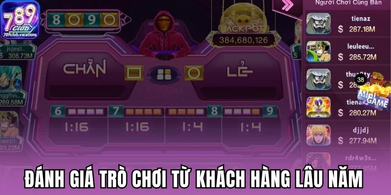 Đánh giá trò chơi từ khách hàng lâu năm