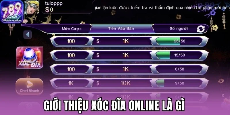 Giới thiệu xóc đĩa online là gì