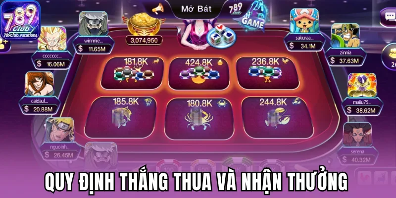 Quy định thắng thua và nhận thưởng